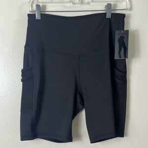 LegEnds High Waisted Biker Shorts Women’s Size L NWT